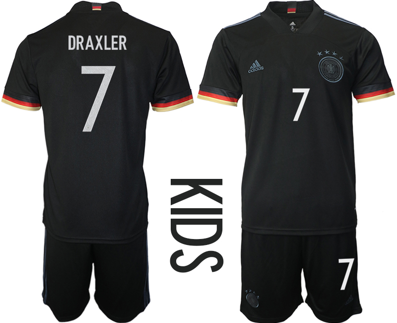 2021 European Cup Germany away Youth #7 soccer jerseys